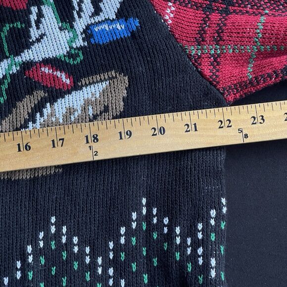 Ugly Holiday Sweater Adult Extra Large Christmas Reindeer Festive Multicolor NEW - Picture 9 of 11